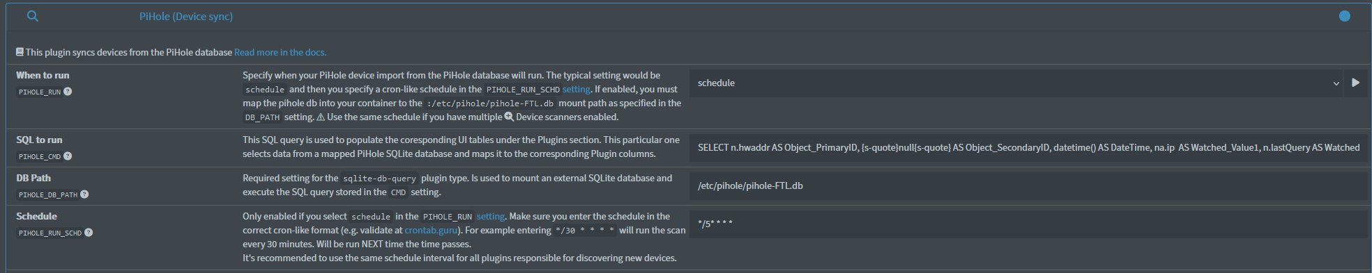 DHCPLSS sample settings