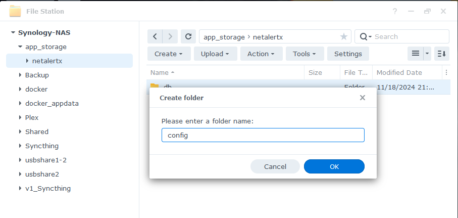 Folder structure